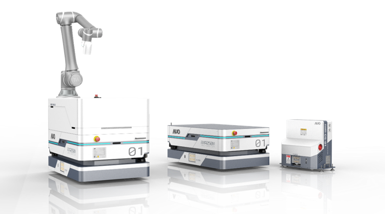 ng28南宫相信品牌力量數位開發的自主式移動機器人（AMR250M），搭配全向輪並結合AI演算法、2D LiDAR、3D攝影機等技術，協助客戶實現產線全自動化